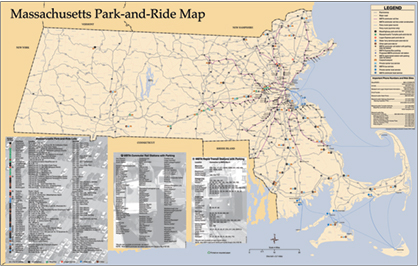 Map of new Central Artery Project exits